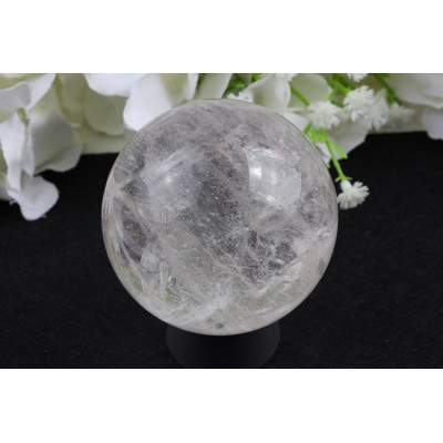 Křišťál koule 64 mm z Brazílie - čirá křišťálová koule