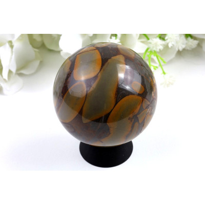 Bambus jaspis koule 60 mm - přírodní kámen z Číny