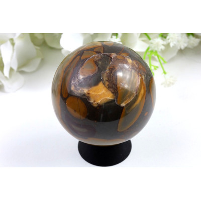 Bambus jaspis koule 60 mm - přírodní kámen z Číny