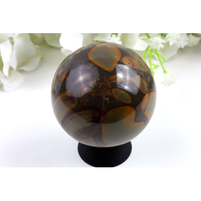 Bambus jaspis koule 60 mm - přírodní kámen z Číny