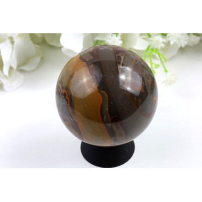 Bambus jaspis koule 58 mm - přírodní kámen z Číny