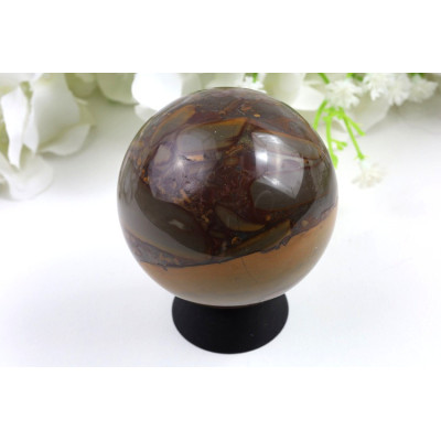 Bambus jaspis koule 58 mm - přírodní kámen z Číny