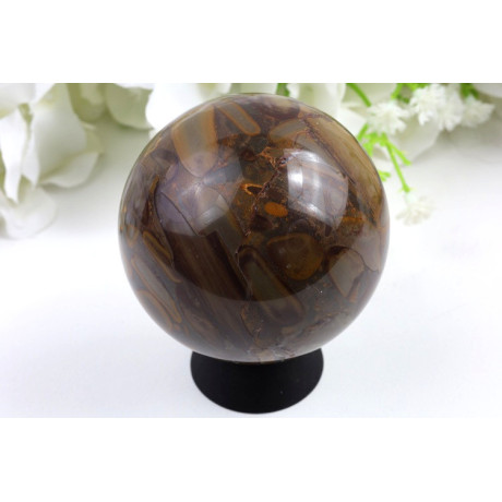 Bambus jaspis koule 63 mm - leštěný přírodní kámen
