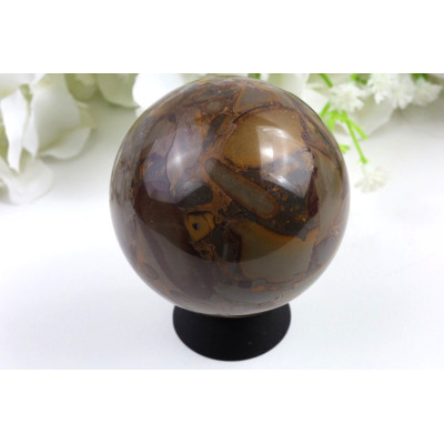 Bambus jaspis koule 63 mm - leštěný přírodní kámen