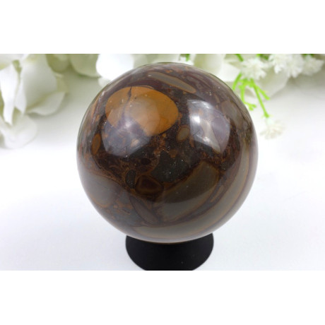 Bambus jaspis koule 63 mm - leštěný přírodní kámen