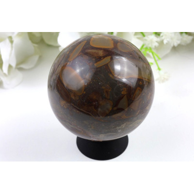Bambus jaspis koule 63 mm - leštěný přírodní kámen