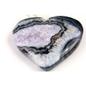 Srdce černý sardonyx 8.2 cm | Brazílie | Levné minerály