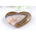 Srdce z hnědého achátu 96g - Brazilský achát | Minerály