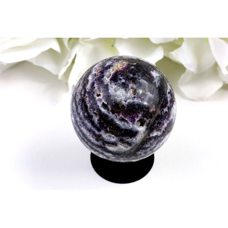 Koule Zebra fluorit 51 mm, 187 g | Levné minerály