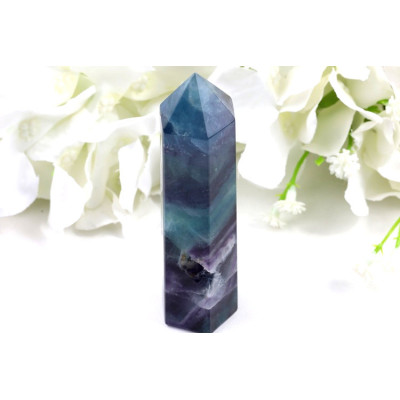 Obelisk fluorit č. 519 (93x27x22 mm) | Levné Minerály