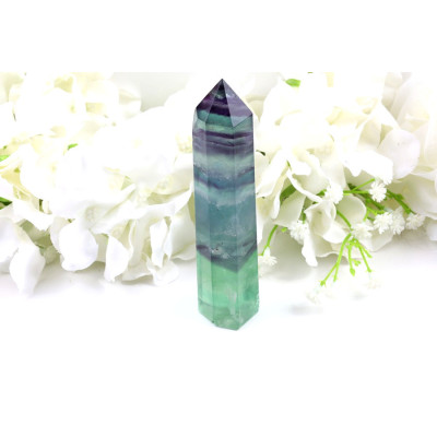 Obelisk fluorit č. 520 (128x30x26 mm) | Levné Minerály