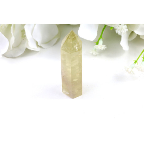 Citrínový obelisk 64mm | Zlatožlutý kámen z Brazílie