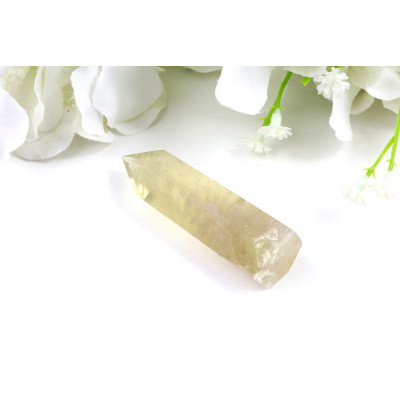 Citrínový obelisk 64mm | Zlatožlutý kámen z Brazílie