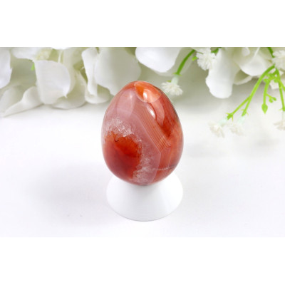 Karneolové vejce 4,7 cm | Brazílie | Energický kámen