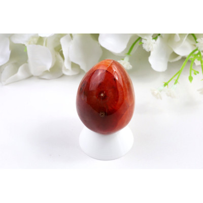 Karneolové vejce 4,7 cm | Brazílie | Energický kámen