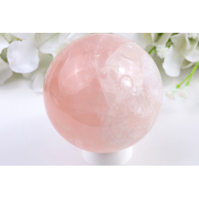 Růženínová koule 74 mm - kámen lásky a harmonie