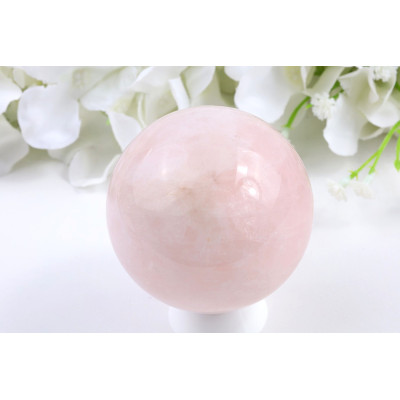 Růženínová koule 65 mm - kámen lásky a harmonie