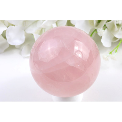 Koule růženín 72 mm - krásný kámen z Brazílie