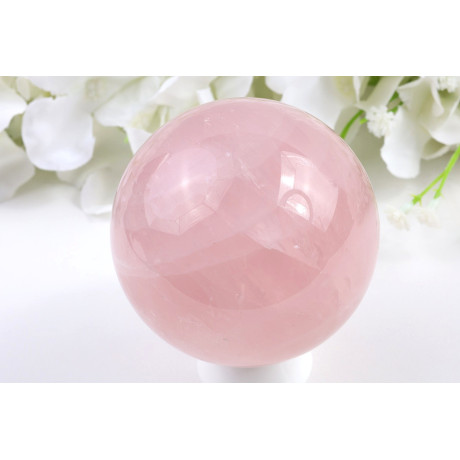 Koule růženín 72 mm - krásný kámen z Brazílie