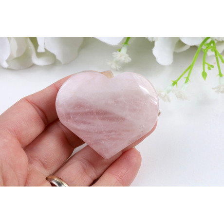 Srdce růženín č. 575 - 51 g - kámen lásky z Brazílie