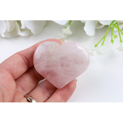 Srdce růženín č. 575 - 51 g - kámen lásky z Brazílie