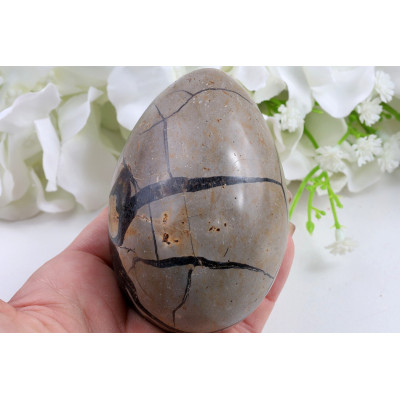 Septárie Dračí Vejce 7,8 cm - Madagaskar | Leštěné