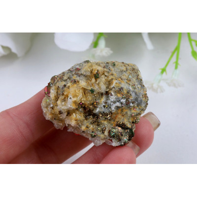 Duhový Pyrit 42x39x27 mm | Rainbow Pyrite Indonésie