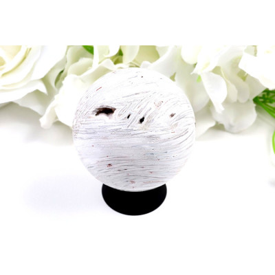 Koule Mexický achát 59 mm – harmonie a síla z Mexika