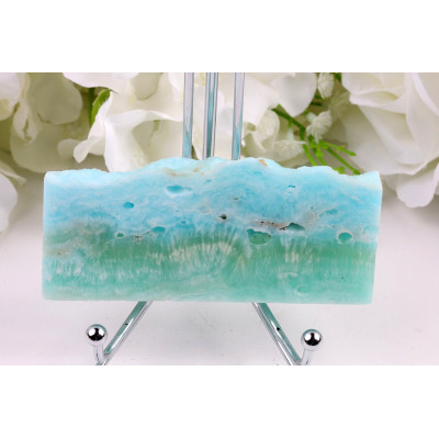 Plátek Hemimorfit 95x42 mm | Tyrkysový minerál Brazílie