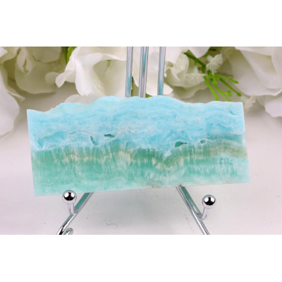 Plátek Hemimorfit 95x42 mm | Tyrkysový minerál Brazílie