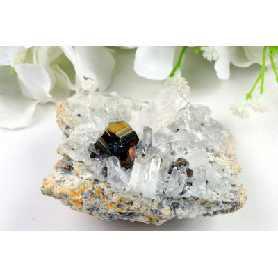 Duhový Pyrit 240g | Indonésie | Levné minerály