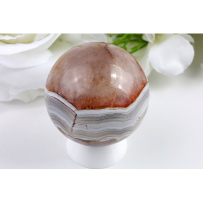 Koule Ametyst achát 53 mm | Brazilský minerál 211 g