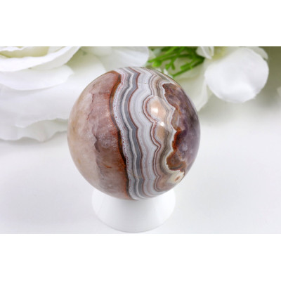 Koule Ametyst achát 50 mm | Brazilský minerál 169 g