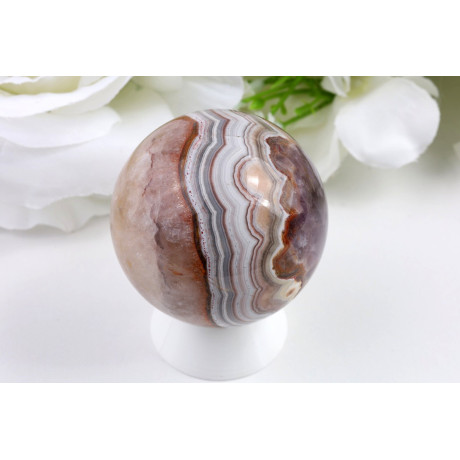 Koule Ametyst achát 50 mm | Brazilský minerál 169 g