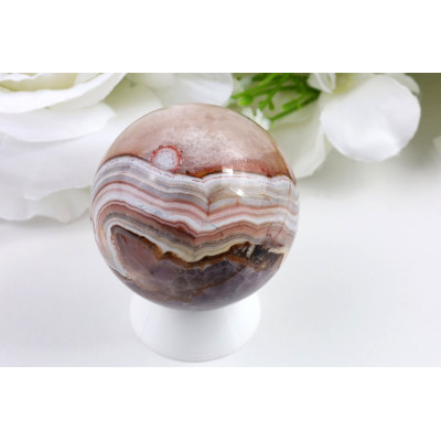 Koule Ametyst achát 50 mm | Brazilský minerál 169 g