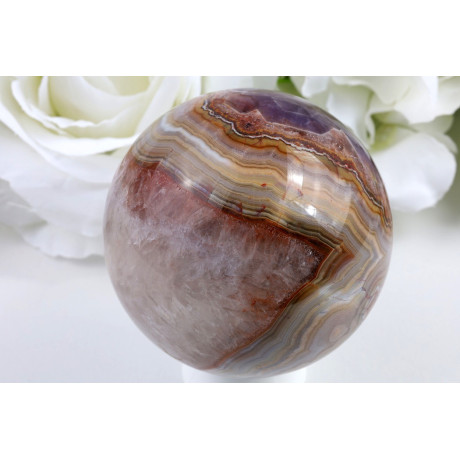 Koule Ametyst achát 72 mm | Brazilský minerál 513 g