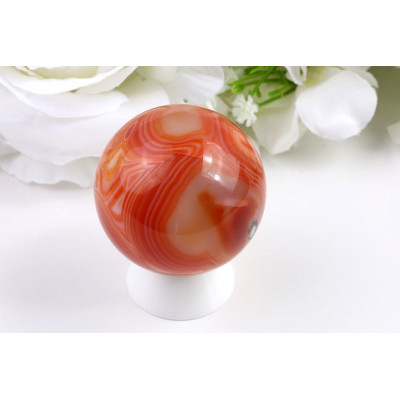 Sardonyx koule 50 mm | Brazilský minerál 172 g