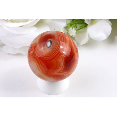 Sardonyx koule 50 mm | Brazilský minerál 172 g