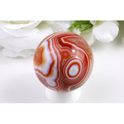 Sardonyx koule 55 mm | Brazilský minerál | 219 g