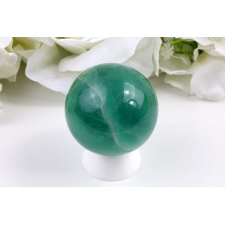 Koule Zelený fluorit 50 mm • Přírodní kámen z Číny