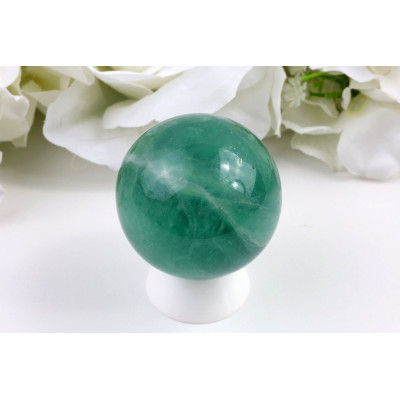 Koule Zelený fluorit 50 mm • Přírodní kámen z Číny