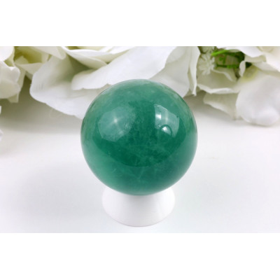 Koule Zelený fluorit 50 mm • Přírodní kámen z Číny