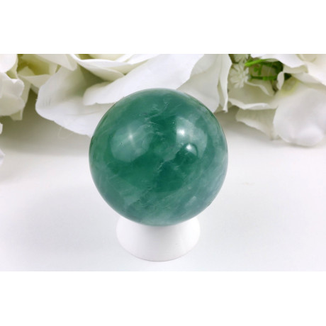 Koule Zelený fluorit 52 mm • Přírodní kámen z Číny