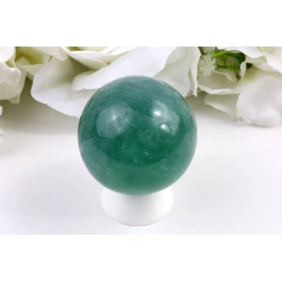 Koule Zelený fluorit 52 mm • Přírodní kámen z Číny