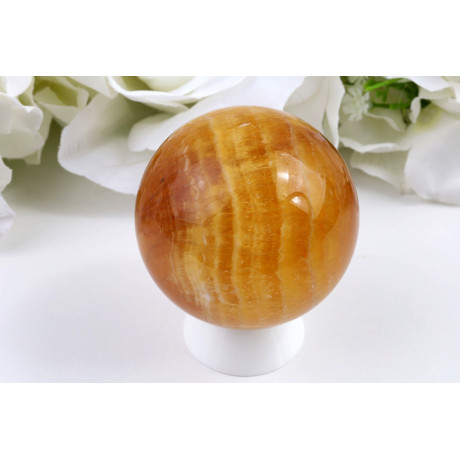 Koule žlutý fluorit 57 mm | Čínský minerál 329 g