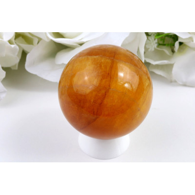 Koule žlutý fluorit 57 mm | Čínský minerál 329 g