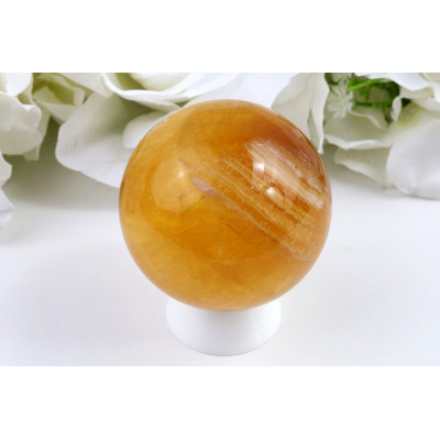 Koule žlutý fluorit 58 mm | 318 g Čína