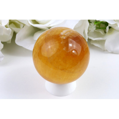 Koule žlutý fluorit 58 mm | 318 g Čína