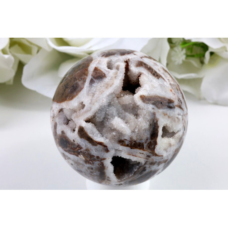 Koule sfalerit 65 mm | Černá koule s kresbou | Brazílie