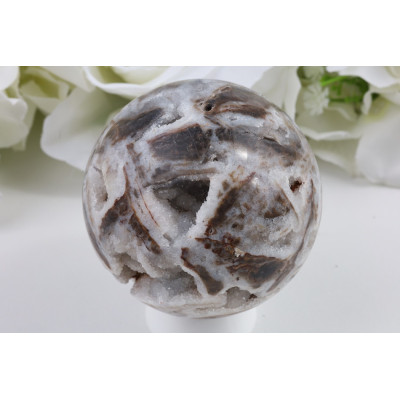 Koule sfalerit 65 mm | Černá koule s kresbou | Brazílie